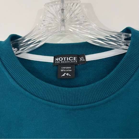 Notice The Reckless Retro Powradise Festival Graphic Sweatshirt Pullover - Picture 6 of 6